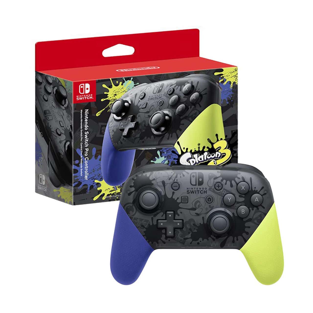 4.01% OFF on NINTENDO Nintendo Switch Pro Controller - Splatoon 3 (Joy ...