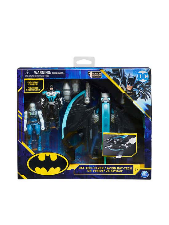 Batman and DC ฟิกเกอร์ 4 In 1 Bat-Tech Flyer รุ่น SM120606304100 สีดำ, ลด  20.0%