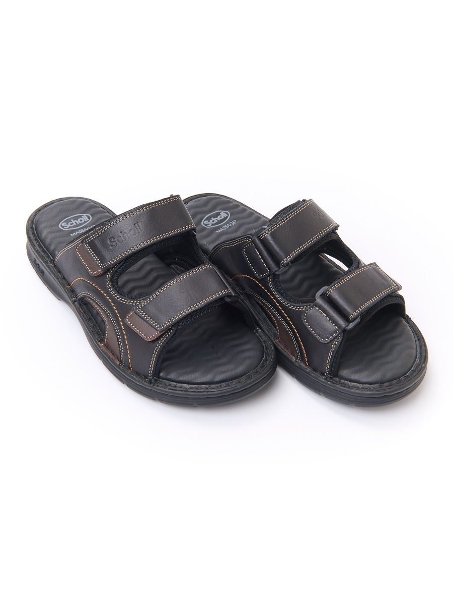 14.98 OFF on SCHOLL Black Slide Sandals Men Iowa