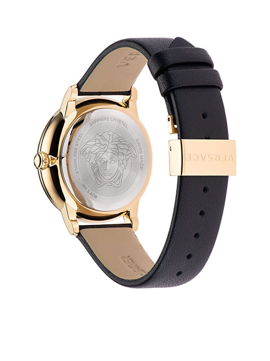 Versace black 2024 women's watch