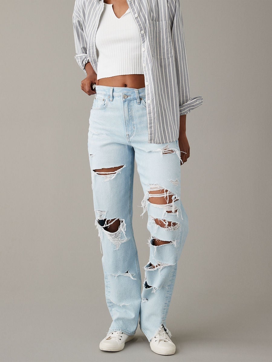 Super high waisted on sale jeans american eagle