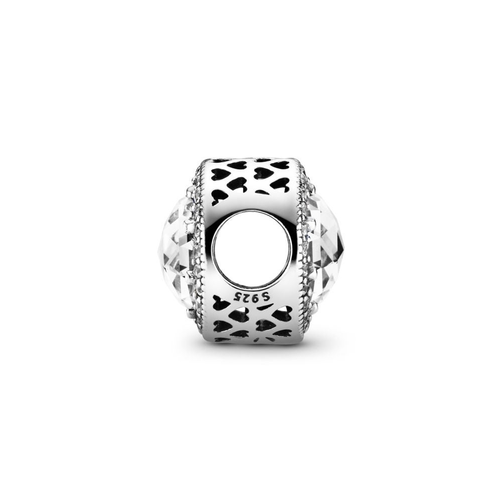 Abstract silver charm on sale pandora