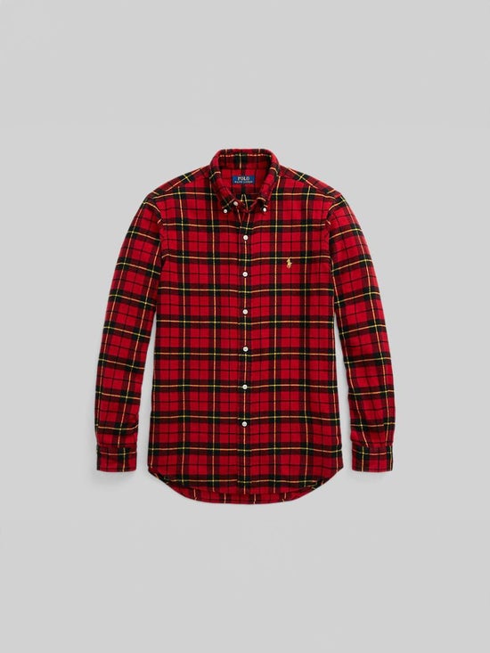 ralph lauren red gingham shirt