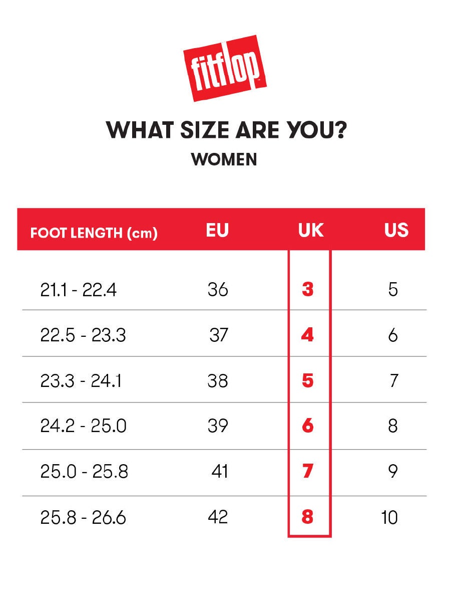 Fitflop sizing deals