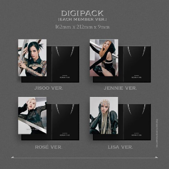 BLACKPINK 2 Pocket Photocard Holder & 2 Photos per Member [BORNPINK] +  Track