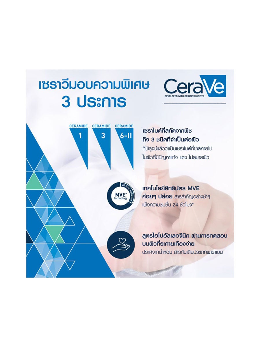 CERAVE PM Facial Moisturizing Lotion 52 ml Set (Free! SA Smoothing Cleanser  20ml)