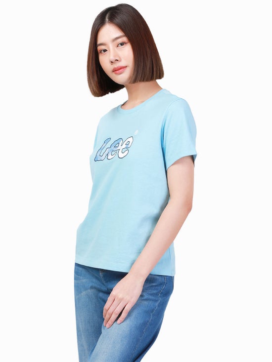 e-Tax  24.95% OFF on LEE Women's Tee Short Sleeve Regular Fit Blue