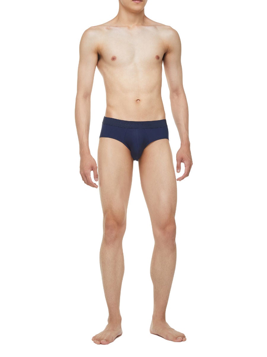 e-Tax  10.0% OFF on CALVIN KLEIN Men's Ck Black-Micro Hip Brief Deep Blue