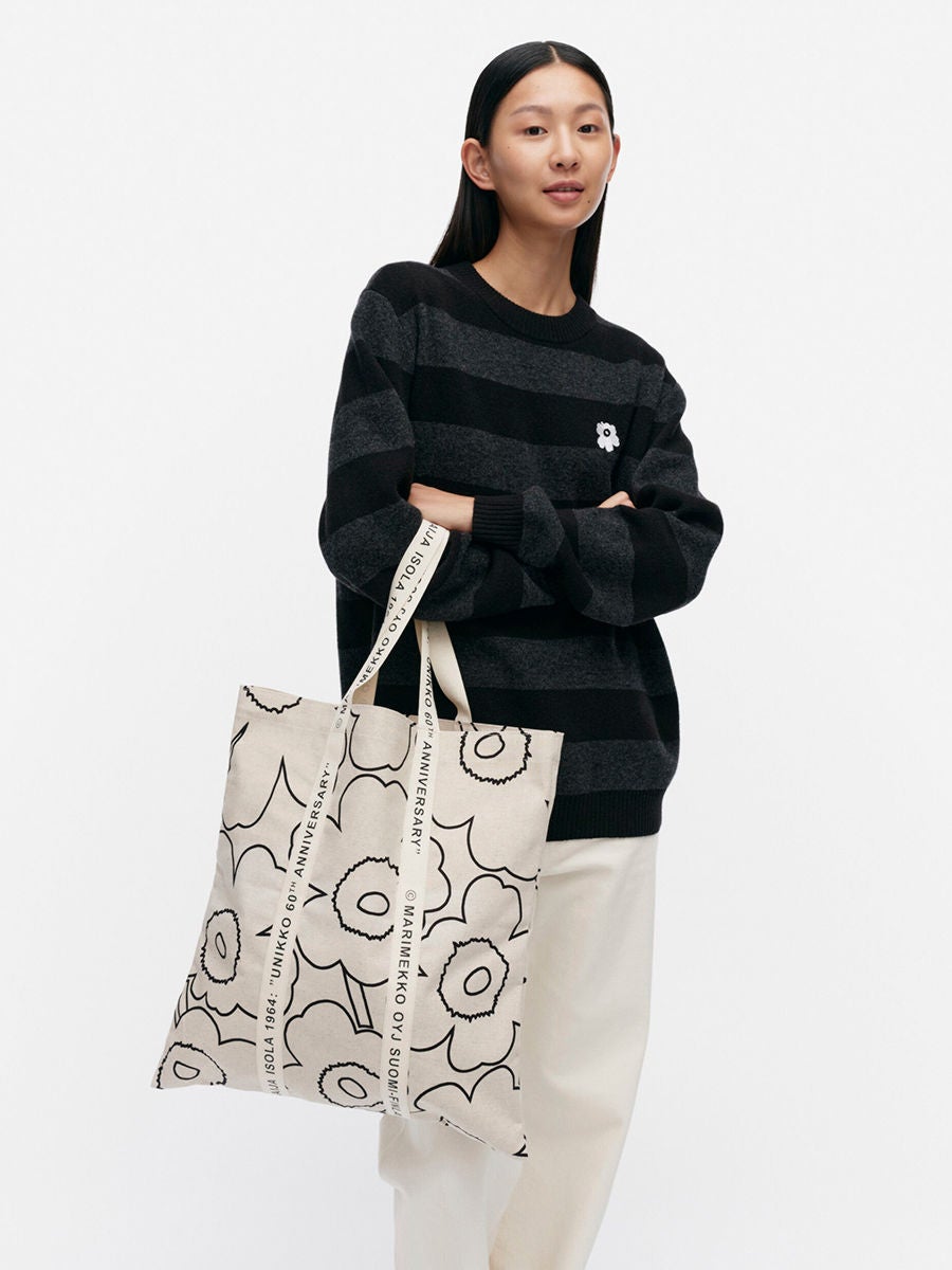 5.0% OFF on MARIMEKKO BLACK UNISEX CARRIER MIDI PIIRTO UNIKKO