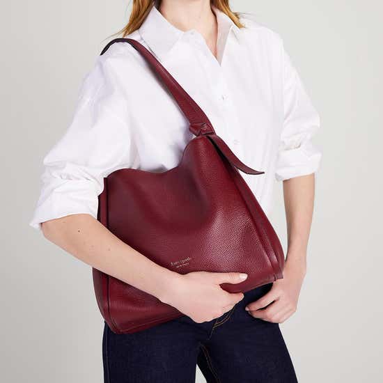Kate Spade New York Knott Large Shoulder Bag - Autumnal Red