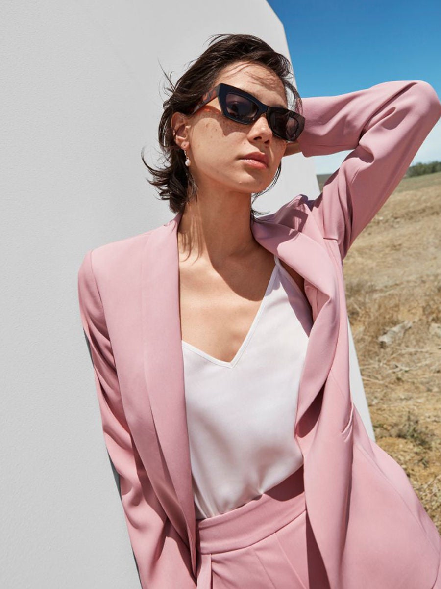 Marks and 2024 spencer pink blazer