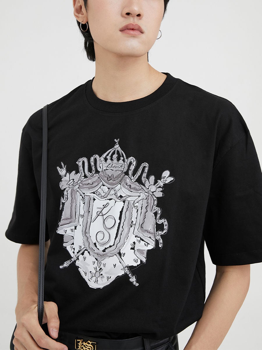 KLOSET (AW23)Emblem T-shirt Black - Central.co.th