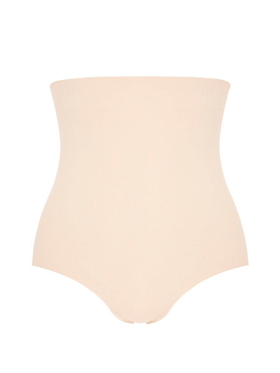 e-Tax, SABINA Seamless Shapewear High Waisted Shorts - Beige