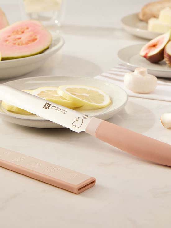 Get Zwilling Now S 7 Piece Knife Set Pink Delivered