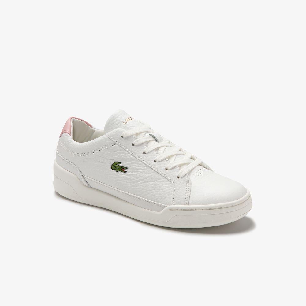 70.0% OFF on LACOSTE White Women's Challenge Leather and Synthetic