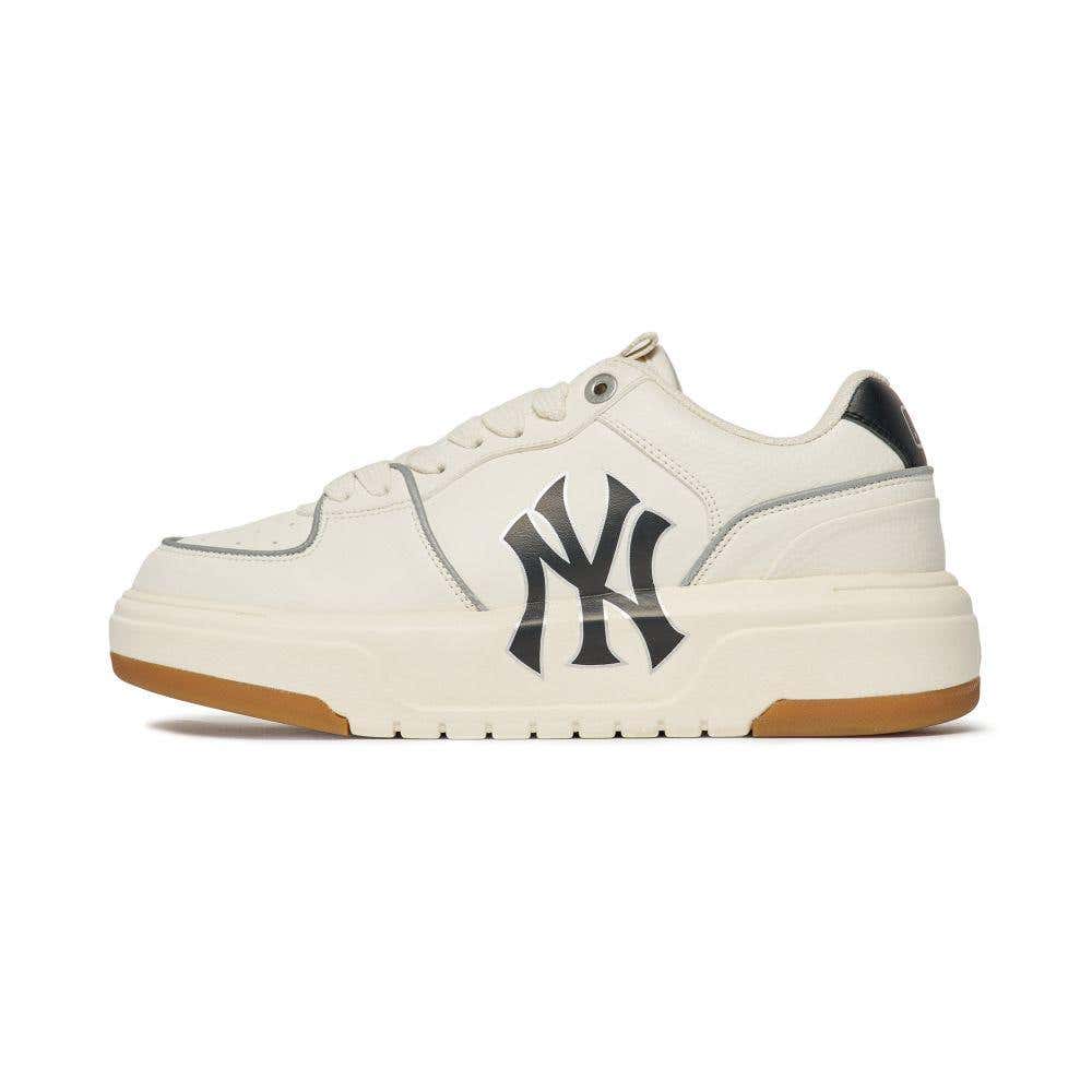 MLB New York Yankees Chunky Platform Liner Shoes womens Sz 7 Sneakers Black