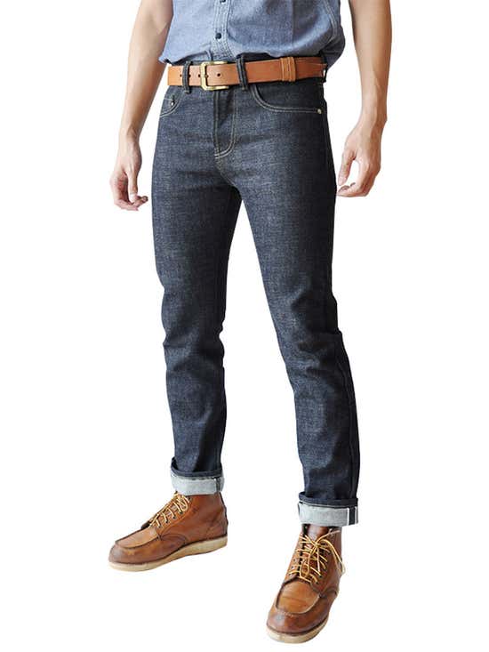 e-Tax | Simple&Raw Heavy Rodeo Regular Fit Blue Sk829-3-26 Deep Jeans