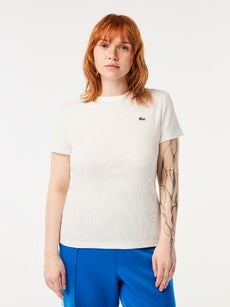 e-Tax  50.0% OFF on CALVIN KLEIN Women's Slim Fit CK Performance Athletic  Tee White