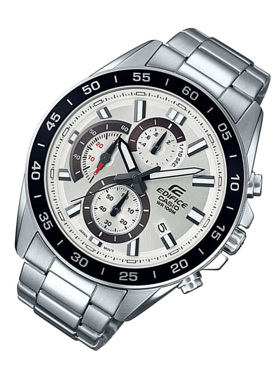 15.0 OFF on EDIFICE MEN S WATCHES EFV 550D 7AVUDF WHITE