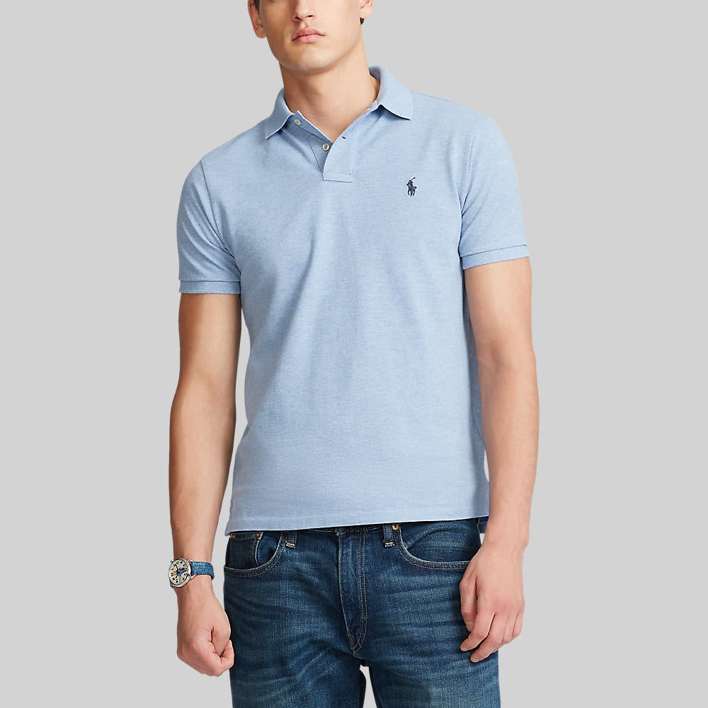 Polo custom slim outlet fit mesh polo