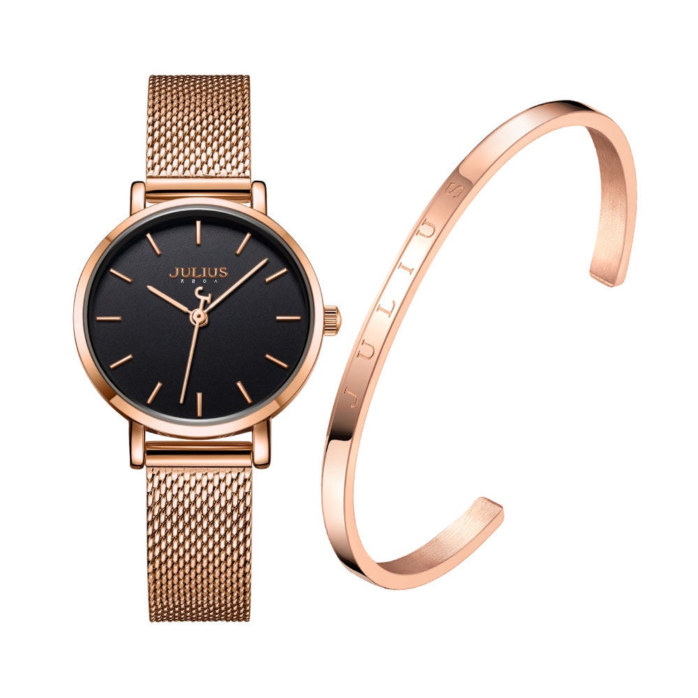 JULIUS Men's & Women's Fashion Elegant Genuine Leather Watch – Divine  Inspiration Styles