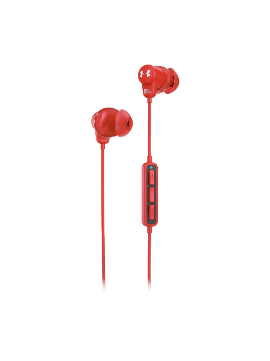 JBL In Ear Bluetooth Headphone Red Under Armour Sport Wireless