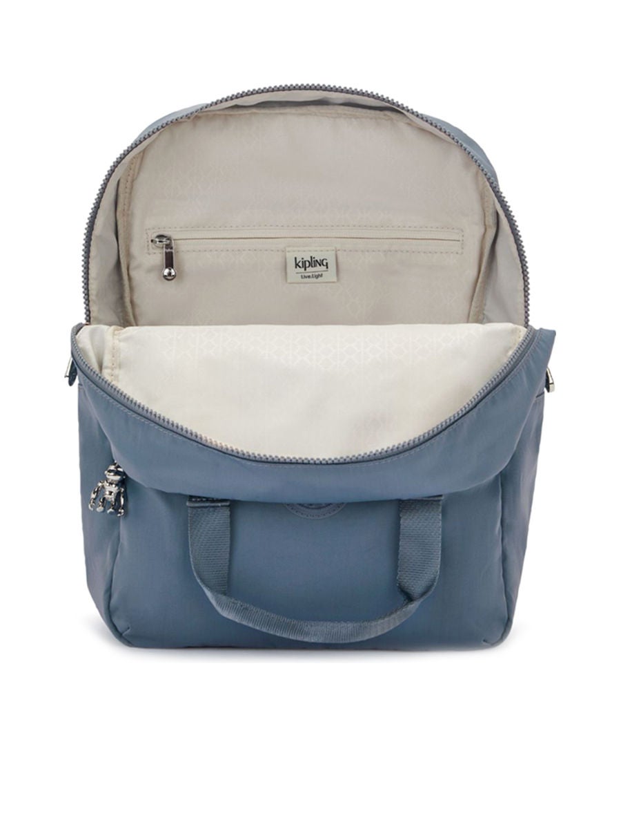 Kipling light blue on sale backpack