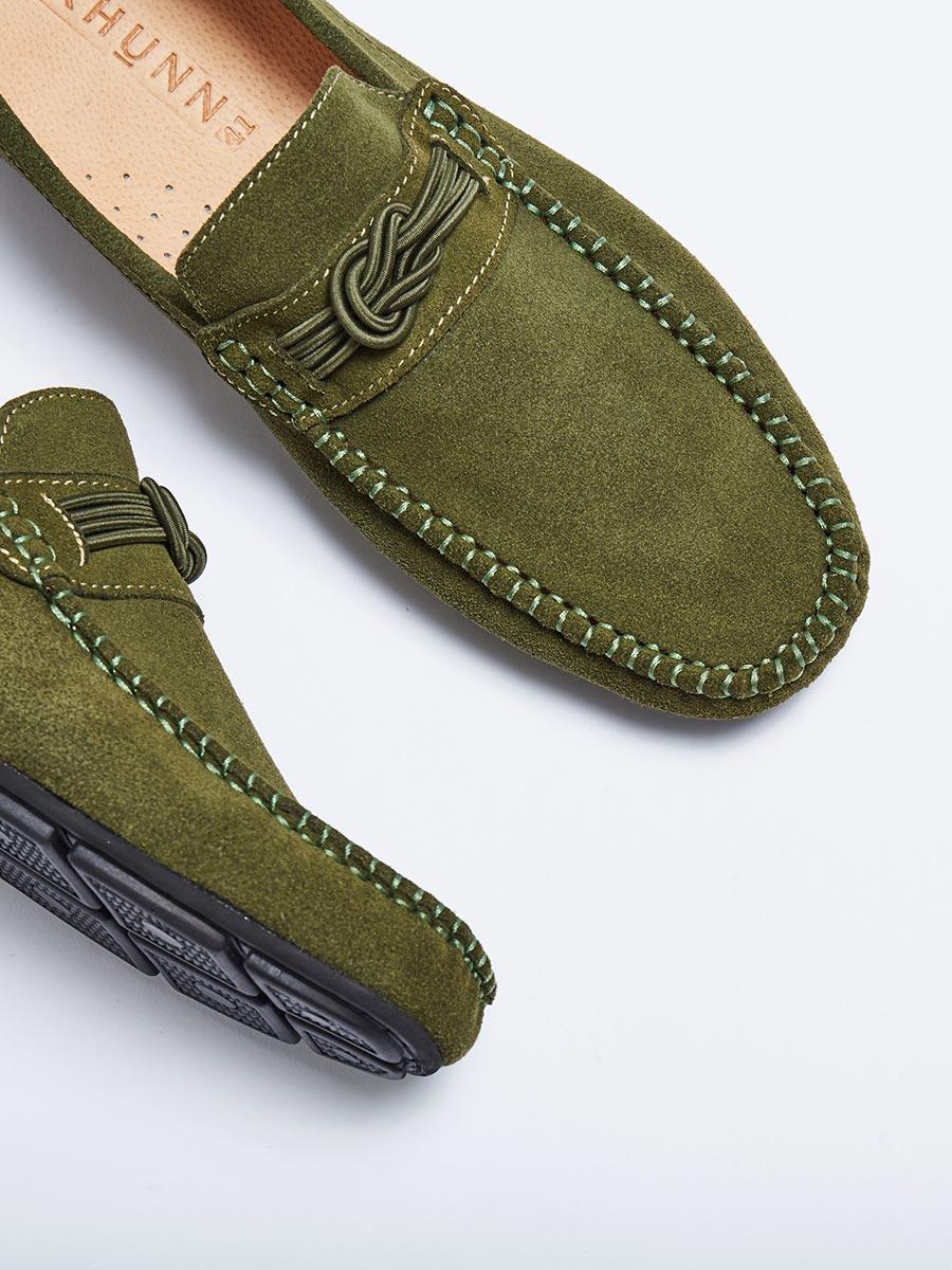 Hunter deals green loafers