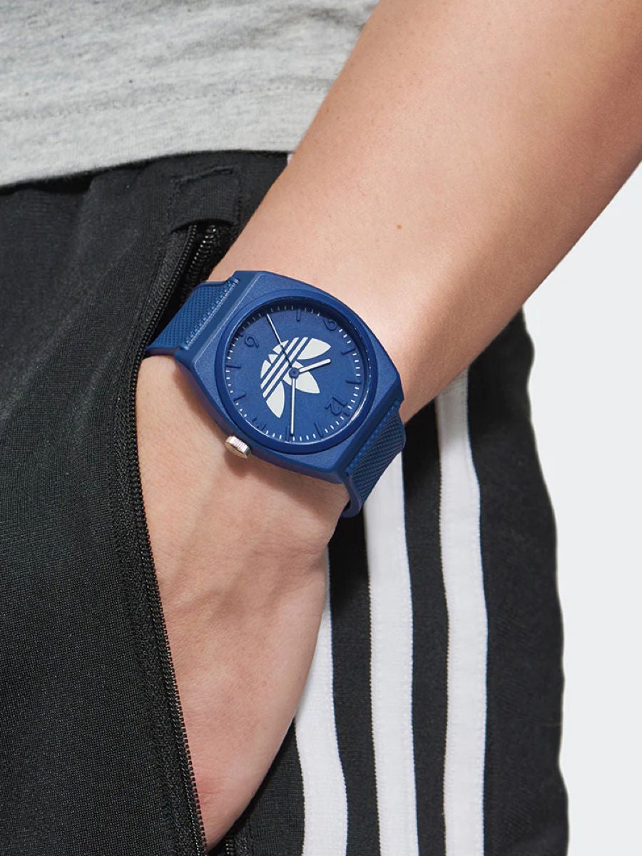 Adidas watch blue hot sale