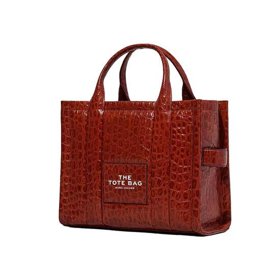 Marc Jacobs Red The Leather Medium Tote Bag