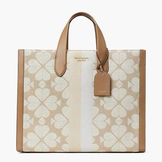 Shop kate spade new york Oversize Manhattan Spade Flower Jacquard