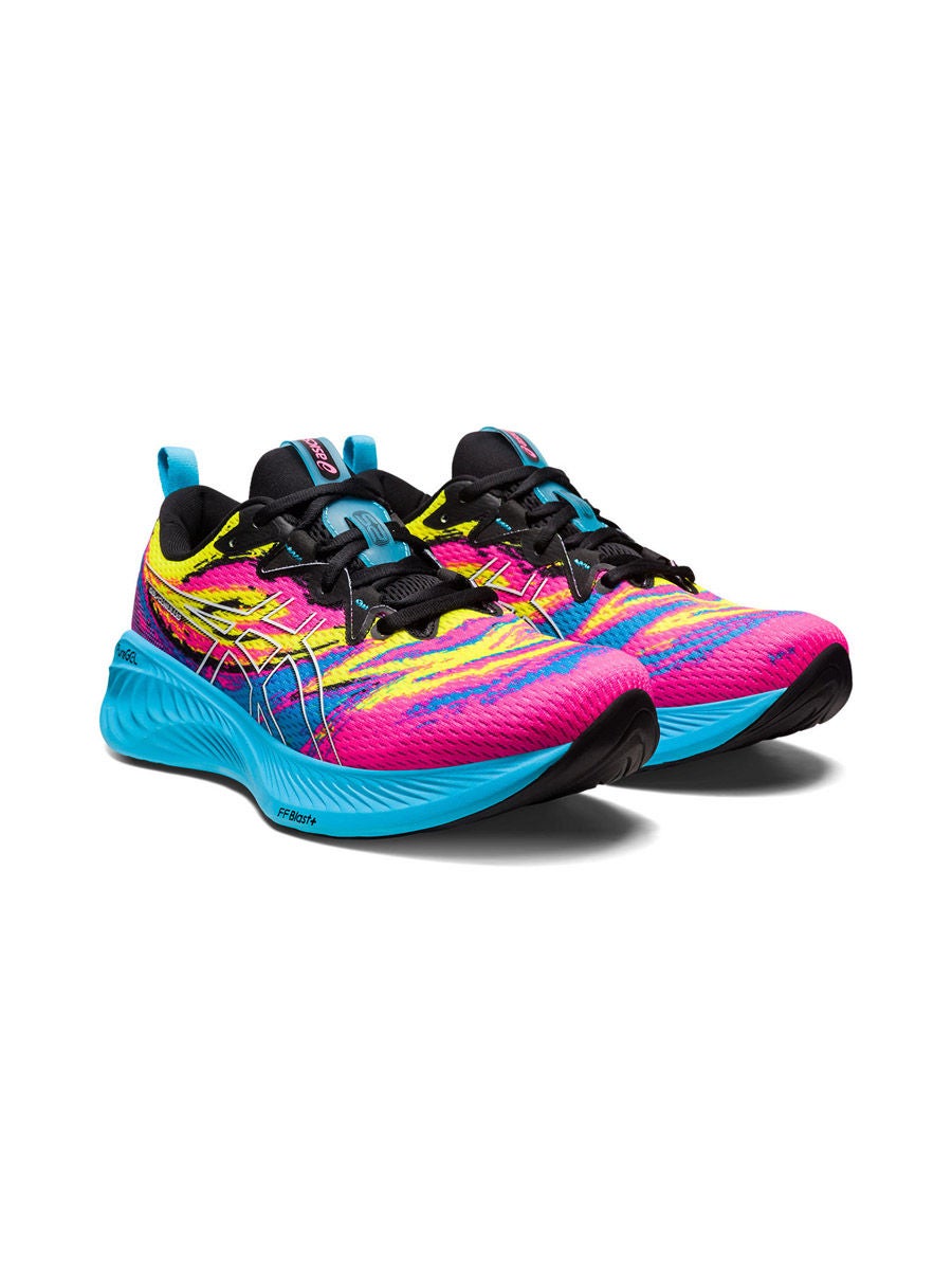 Asics multi colored outlet running shoes