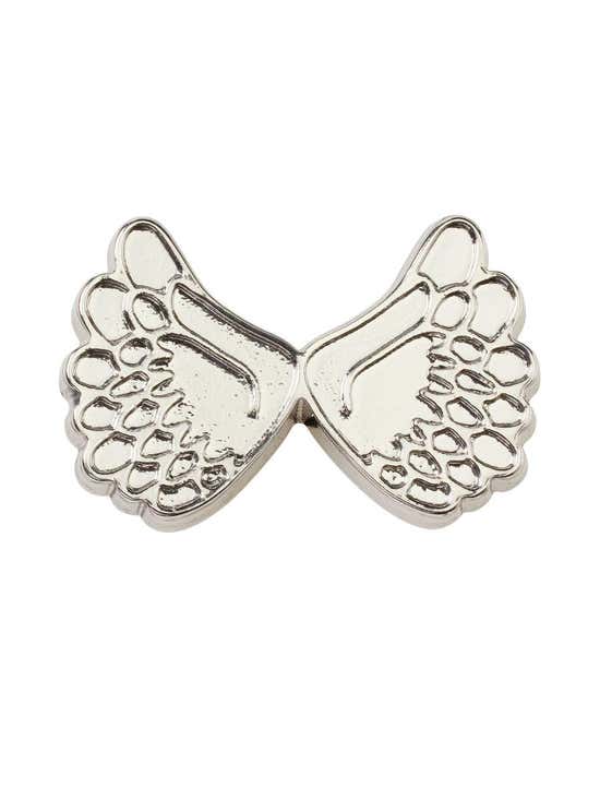 CROCS SILVER CROCS Jibbitz Angel Wings Shoes Charm - Central.co.th