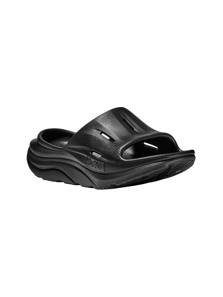 HOKA BLACK HOKA Ora Recovery Slide 3 Unisex Sandals Central .th