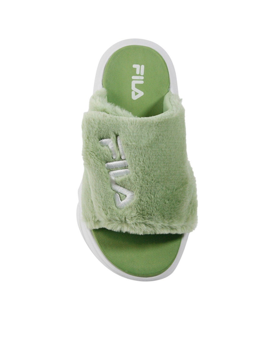 Fluffy fila outlet slides