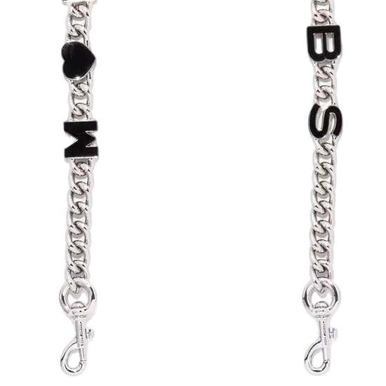 Marc Jacobs The Heart Chain Shoulder Strap Black