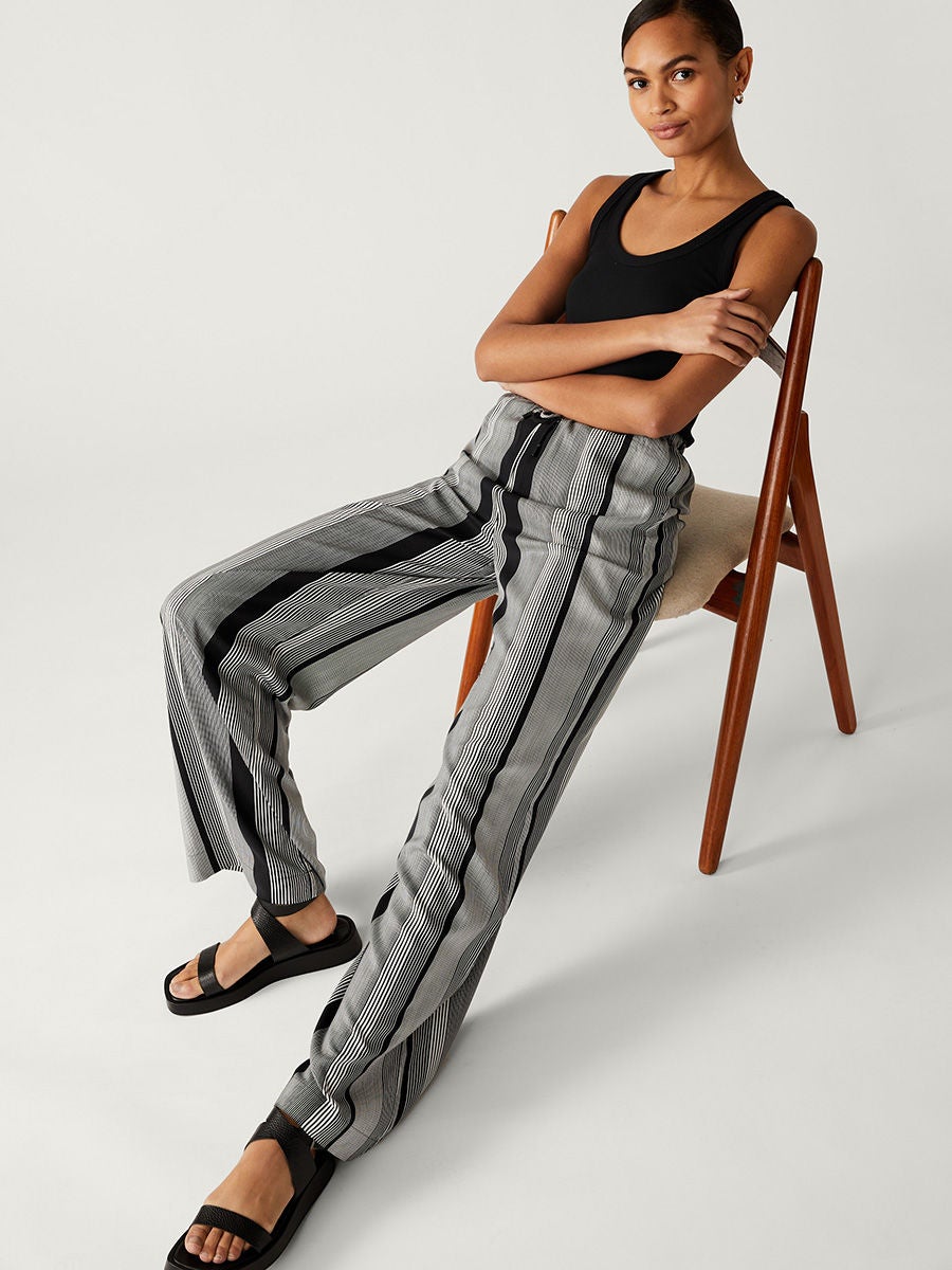 MARKS & SPENCER M&S Jersey Straight Leg Trousers with Stretch 2024 | Buy  MARKS & SPENCER Online | ZALORA Hong Kong