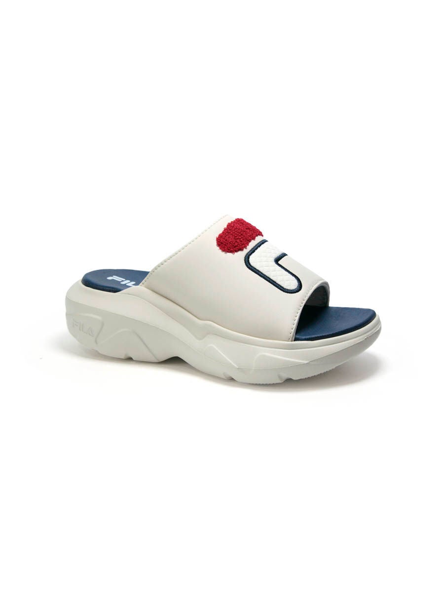 All white hotsell fila sandals