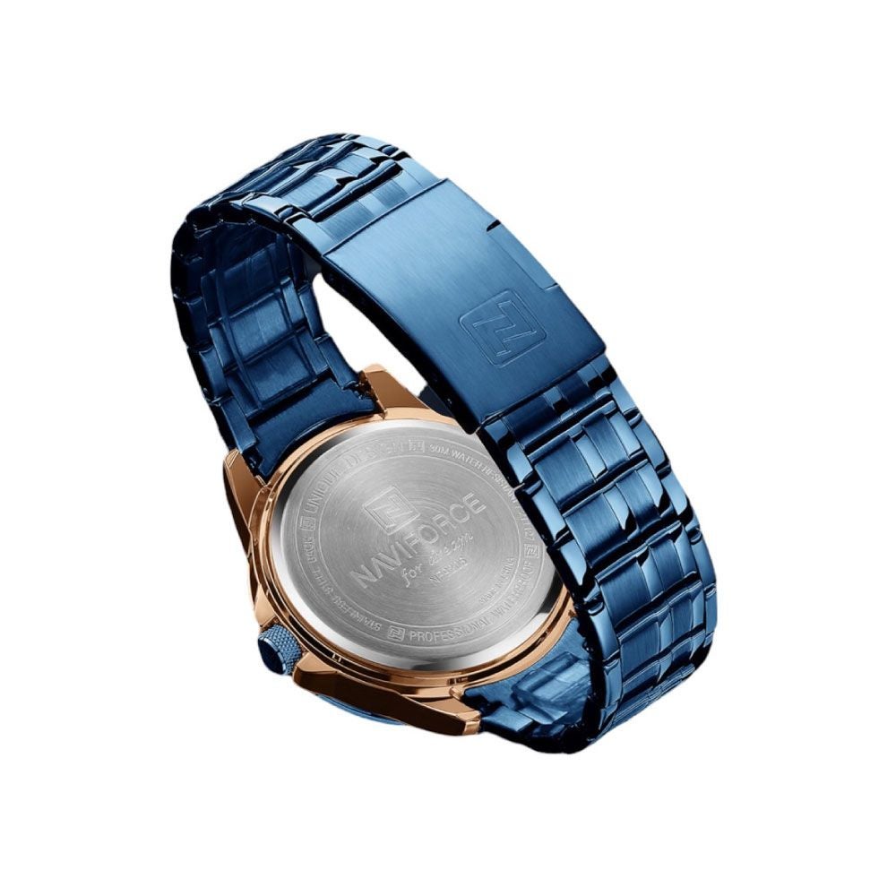 71.91 OFF on NAVIFORCE Dark Blue Watch NF9206 F