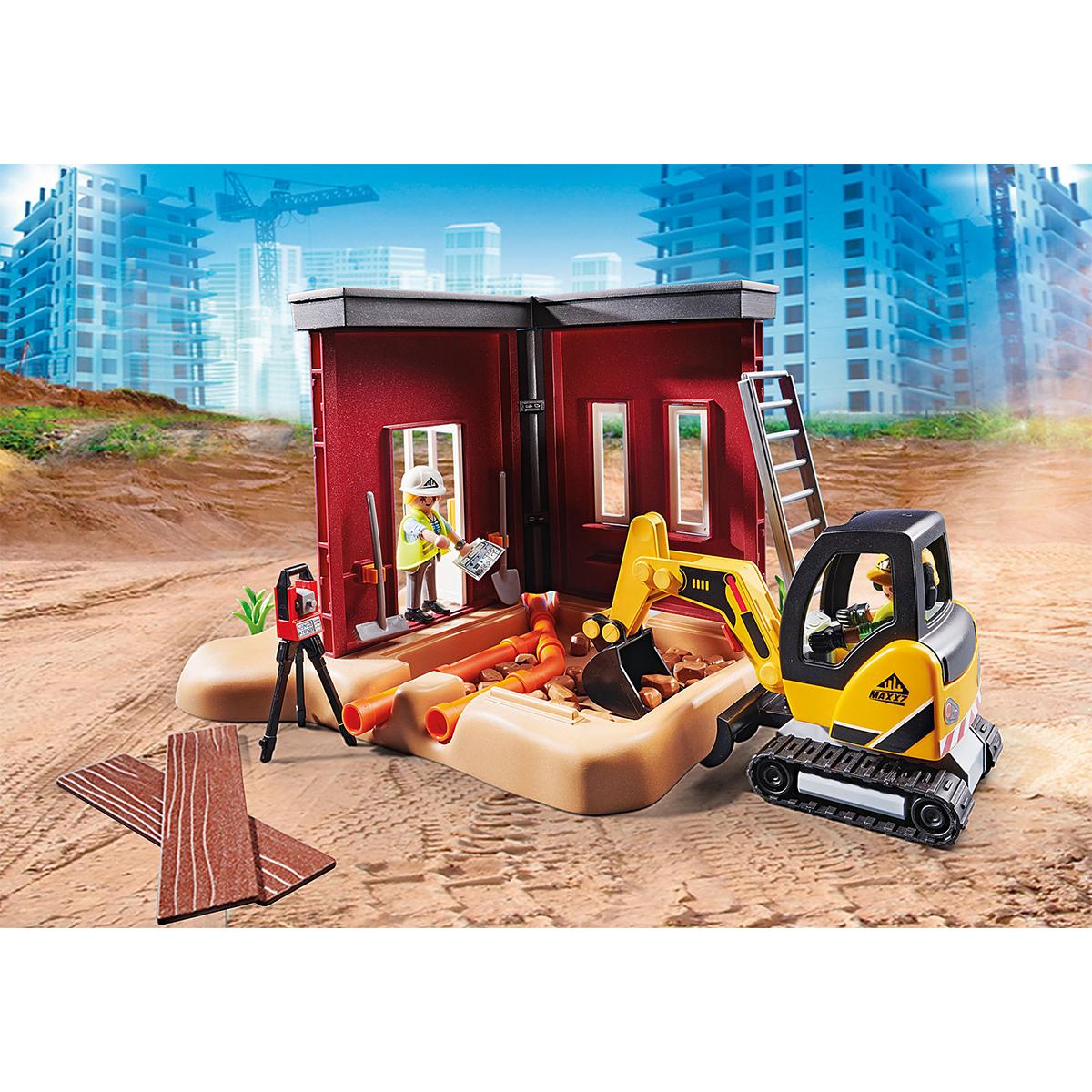 40.0% OFF on PLAYMOBIL 70443 Construction Mini Excavator with