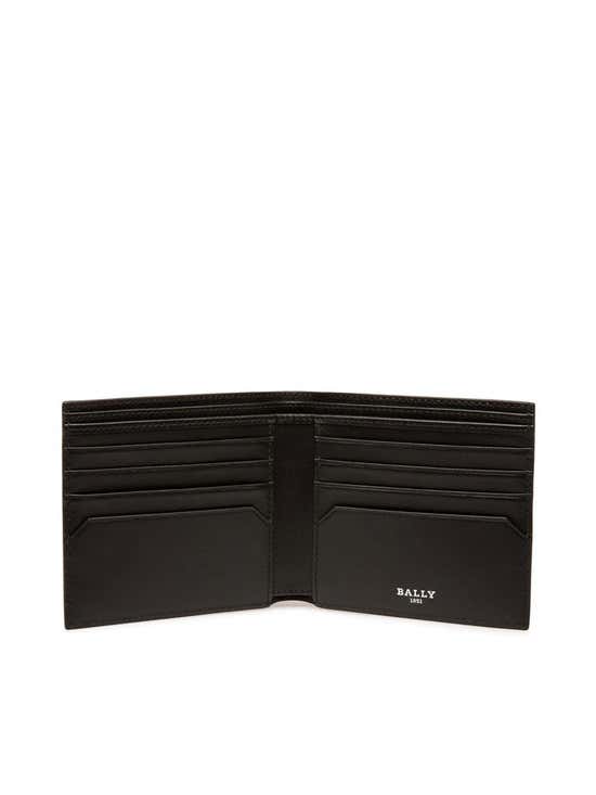 Bally Men's Brasai Leather Wallet in Black, Size: One Size