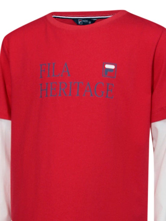 Fila Jacob Boy's Tennis T-Shirt - Red