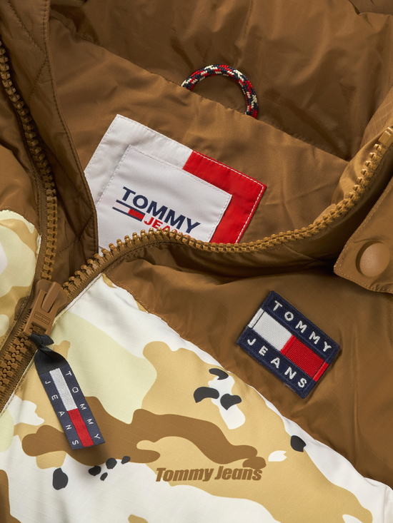 Tommy Jeans Tjw Allover Print Alaska Puffer