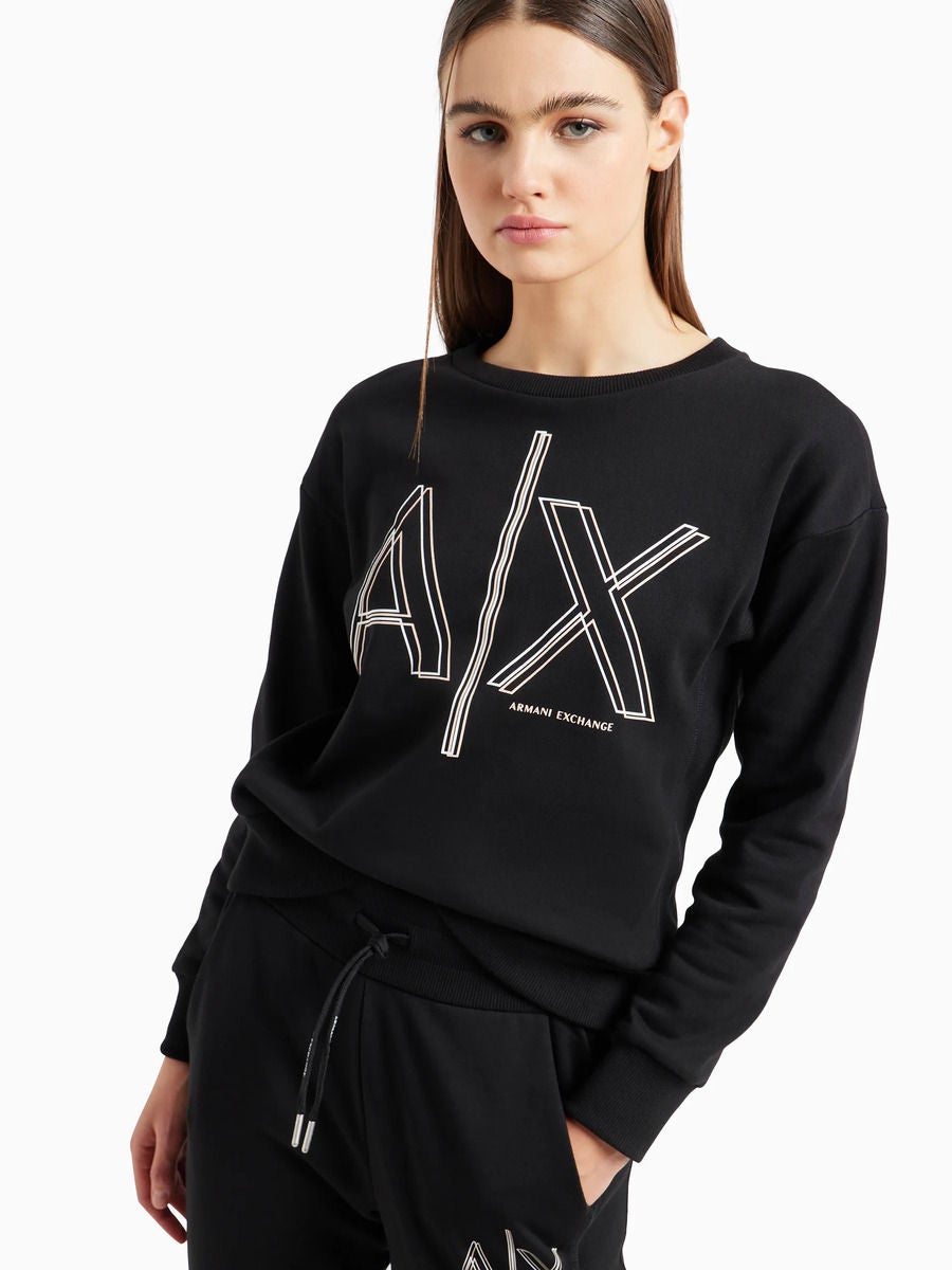 ARMANI EXCHANGE Women s Sweatshirt Black Central .th