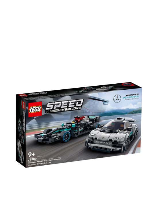 LEGO Speed Champions Mercedes-AMG F1 W12 E Performance & Mercedes-AMG  Project One 76909 Multi-Color 