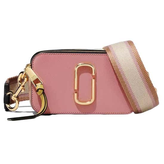 6622 MARC JACOBS Snapshot Camera Bag PALE PINK MULTI