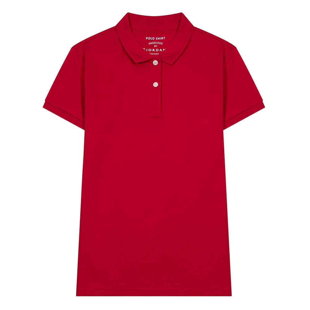 Giordano red 2025 polo shirt