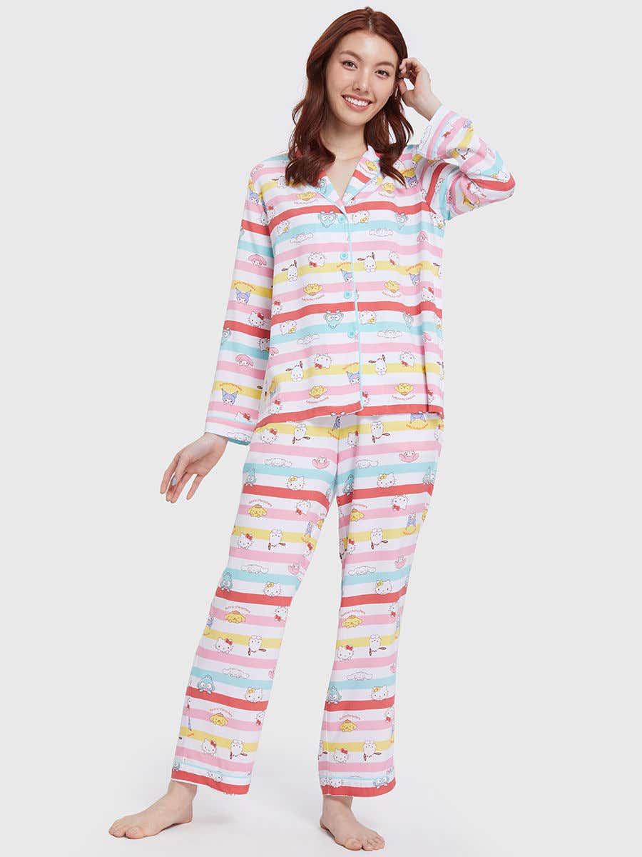 SANRIO Women Pyjamas Long Sleeves Mix Characters Colorful - Central.co.th