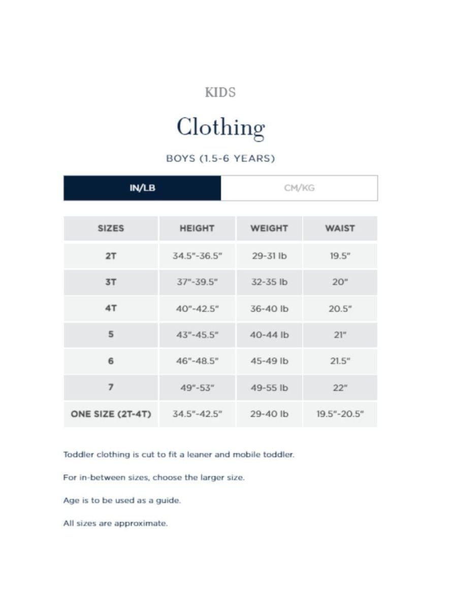 Boys polo hotsell shirt size chart