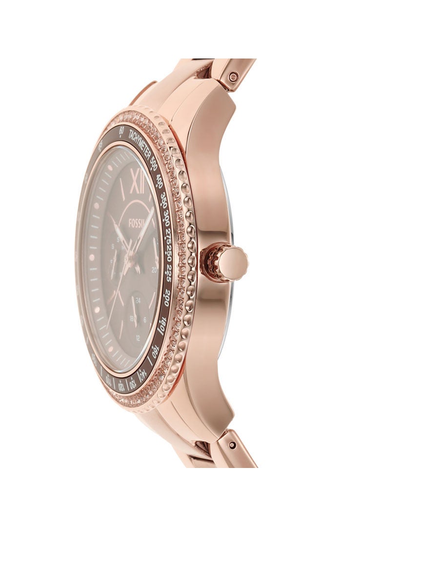 FOSSIL Women Analog Watches Stella Sport ES5109 Rose Gold